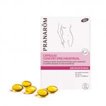 Capsulas Confort (Pre) Menstrual Aromafemina Pranarom BIO 30 Capsulas