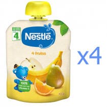 Nestle Bolsita 4 Frutas 4 x 90gr