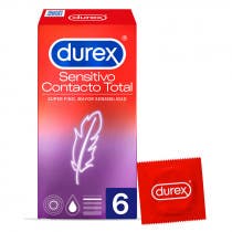 Preservativo Durex Sensitivo Contacto Total 6 Uds