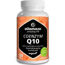 Vitamaze Coenzima Q10 200 mg Vegano 120 Capsulas