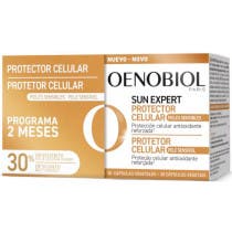 Oenobiol Sun Expert Protecteur Cellulaire Peaux Sensibles 2x30 Gélules Végétales