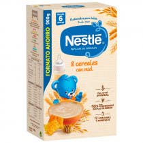 Papilla Nestle 8 Cereales con Miel Etapa 2 900 gr 6m