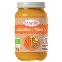 Babybio Tarrito Verduras y Ternera 8m 200 gr