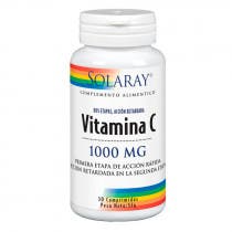 Vitamina C 1000mg Solaray 30 Comp Accion Retardada