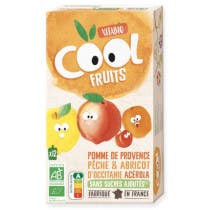 Vitabio Cool Fruits Manzana, Melocoton y Albaricoque 12x90 gr