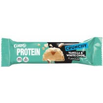 Corny Protein Barritas Proteicas de Vainilla con Cobertura Crujiente Chocolate Blanco 0 Azucares Anadidos 45 gr