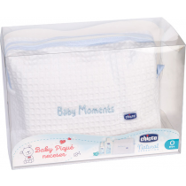 Chicco Neceser Baby Moments Pique Azul 0m