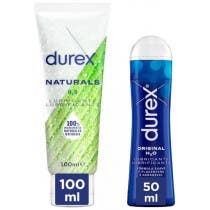 Durex Naturals Gel Lubricante Intimo 100 ml  Play Original Lubricante Intimo 50 ml
