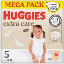 Huggies Extra Care Panal Disney Talla 5 (12-22 kg) 75 uds
