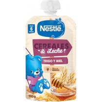 Nestle Bolsita Cereales y Leche Trigo y Miel 6m 110 gr