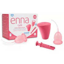 Enna Cycle Pack Coupe Menstruelle Taille M + Stérilisateur + Applicateur