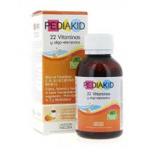 Pédiakid Sirop Enfants 22 Vitamines Oligo-Éléments Abricot 125 ml