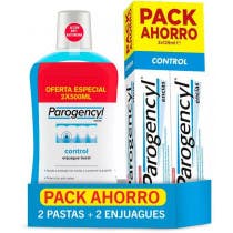 Parogencyl Control Colutorio 2x500 ml Control Encias Pasta Dientes 2x125 ml PACK AHORRO