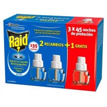 Raid Electrico Liquido Antimosquitos 3 Recambios