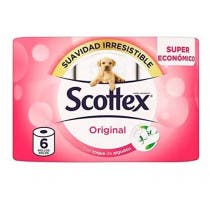 Scottex Original Papel Higienico 6 uds