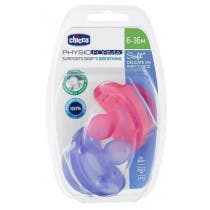 CHICCO SUCETTE PHYSIO SOFT GOMMOTTO SILICONE 6-16 M x2