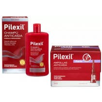 Pilexil Shampoing Anti-Chute 500 ml + Pilexil Forte Anti-Chute 15 ampoules + 5 ampoules offertes