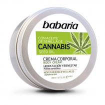 Crema Corporal con Aceite de Semilla de Cannabis Babaria 200ml