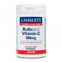 Lamberts Rutina y Vitamina C 500mg Bioflavonoides 90 Comprimidos