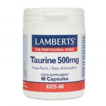 Taurina 500mg Lamberts 60 Comprimidos