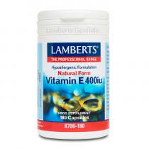 Lamberts Vitamina E Natural 400UI 180 Comprimidos