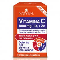 Natysal Vitamina C 1000mg 48 Capsulas