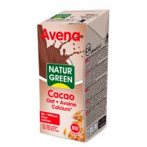 Bebida Vegetal Avena y Cacao Calcio Bio NaturGreen 200ml
