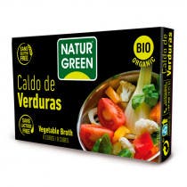 Cubito Caldo Verduras Bio NaturGreen 10Uds x 8,4 g